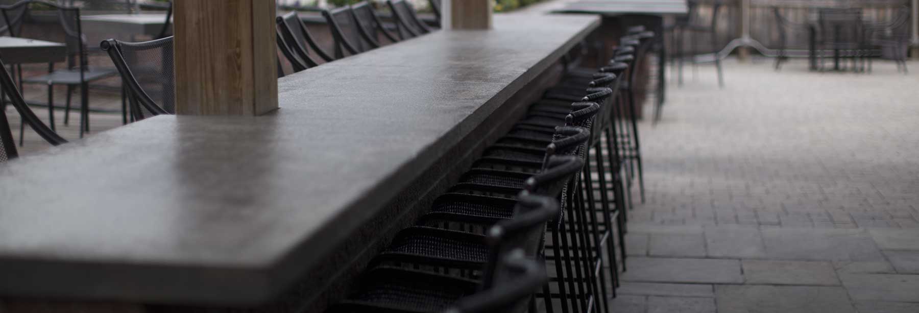 The patio bar at the Stage House Tavern in Somerset, NJ