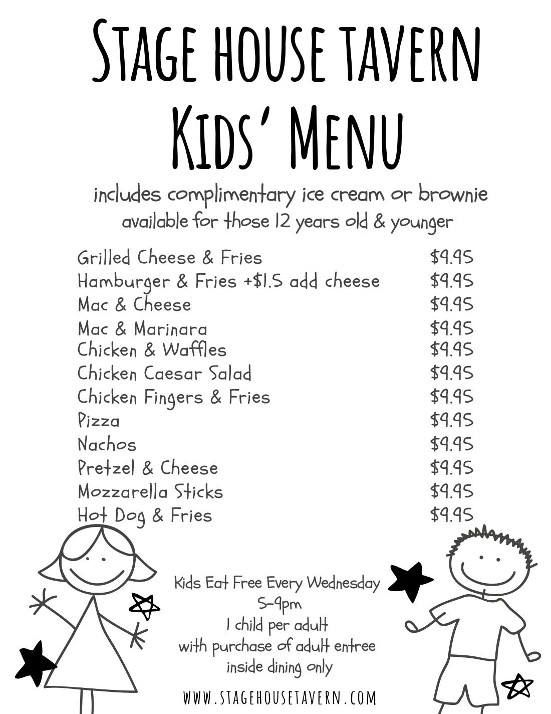 Kids Menu